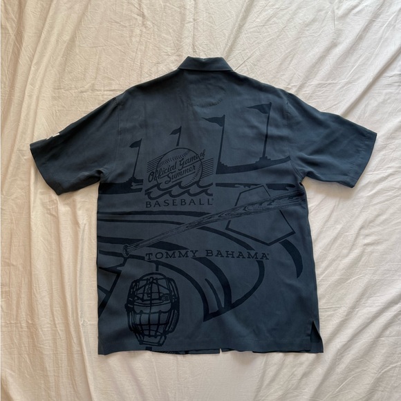 Tommy Bahama 100% Silk LA Dodgers short sleeve button up shirt Men’s S - Picture 5 of 8